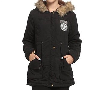 Shalabeier black size large coat